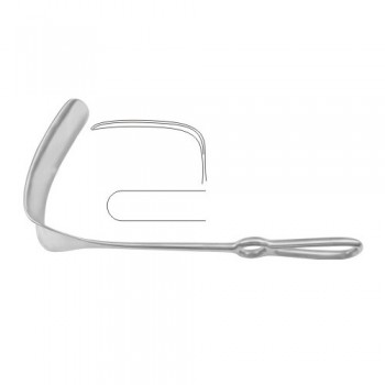 Doyen-Stille Retractor Stainless Steel, 26 cm - 10 1/4" Blade Size 117 x 52 mm